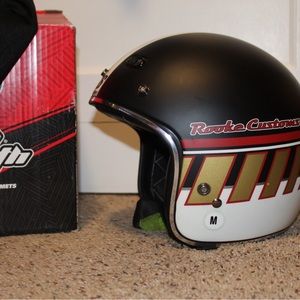 Black and Gold Kids Helmet